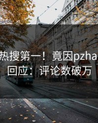 今晨大V热搜第一！竟因pzhan，pixiv回应：评论数破万