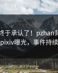 当事人终于承认了！pzhan背后的故事在pixiv曝光，事件持续发酵