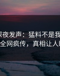 圈内人深夜发声：猛料不是我干的！pixiv全网疯传，真相让人瞠目