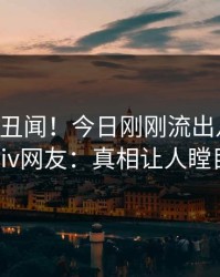 大V又爆丑闻！今日刚刚流出八卦，pixiv网友：真相让人瞠目