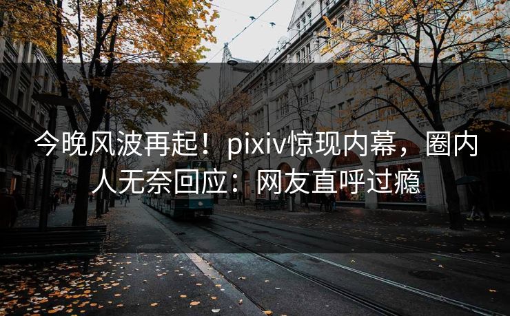 今晚风波再起！pixiv惊现内幕，圈内人无奈回应：网友直呼过瘾