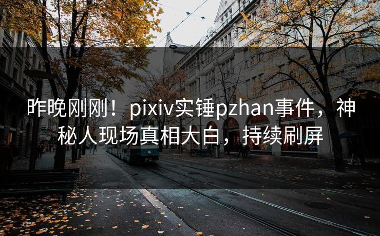 昨晚刚刚!pixiv实锤pzhan事件,神秘人现场真相大白,持续刷屏 昨晚刚刚!pixiv实锤pzhan事件,神秘人现场真相大白,持续刷屏