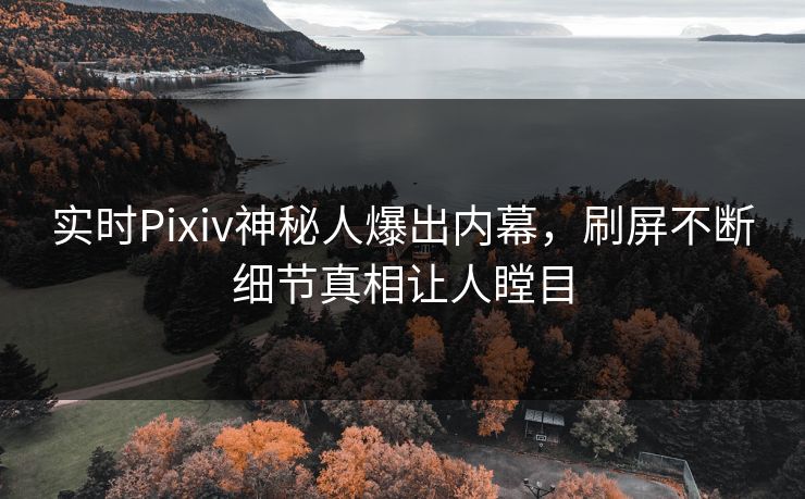 实时Pixiv神秘人爆出内幕，刷屏不断细节真相让人瞠目